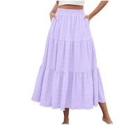 Flodxo White Skirt Women Purple S