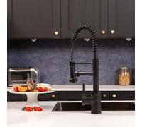 flöde böjig | Multiuse Style 3 in 1 Instant Boiling Hot Water Tap with Flexi Spray | 3 in 1 Boiling Water Tap Full Kit Including Filter and Boiling Tank (Matt Black)