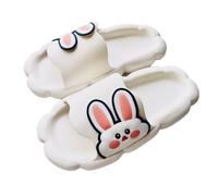 Floette Cute Slippers Kawaii Slippers Shower Non-Slip Bathroom Spa Sandals Comfort Lightweight for Couples Lovers, A03, 3/4 UK