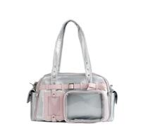 Floette Kpop Ita Bag for Kpop Fan Pin Display Ita tote Bag Japanese Anime Kawaii Crossbody Bag Cosplay Large, Silver