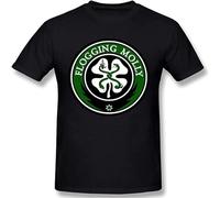 Flogging Molly 3D Print Fashion Unisex 100% Cotton Short-Sleeve T-Shirts Black O Neck Tee