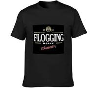 Flogging Molly Black Unisex Men's Tee(3X-Large)