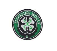 Flogging Molly Folk Punk Rock Patch Badge Embroidered Iron on Applique Patch Accessory