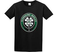 Flogging Molly Shamrock T-Shirt Graphic Printed Tee Shirt Mens T Shirt Black O Neck Tee