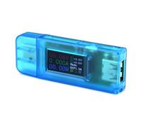 Flohterys 0.96 Inch IPS LCD Display 13 in 1 Multi-Function USB Tester Voltage Current Power Meter Voltmeter Ammeter DC 4-30V 5A