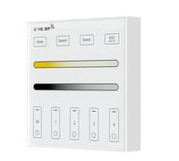 Flohterys 2.4G RF 4 Zone 86 Panel/CCT Smart LED Controller Dual Color Temperature Touch Controller for LED Light Control