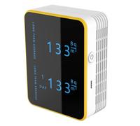 Flohterys Tuya WiFi 15in1 Air Quality Detector Household Portable PM0.3 PM1.0 PM2.5 PM10 CO CO2 TVOC HCHO Tester White