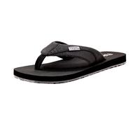 Flojos Padre Men's Sandal, Perf Detail Strap On Kush Bed, Black/Grey, 12