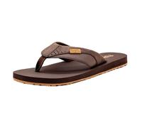 Flojos Padre Men's Sandal, Perf Detail Strap On Kush Bed, Brown/Tan, 9 UK