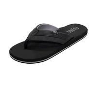 Flojos Ryan Men's Flat Sandal, Tan/Tan, Black/Black, 14