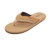 Flojos Ryan Men's Flat Sandal, Tan/Tan, Brown/Brown, 26.0 cm