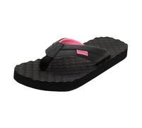 Flojos Women's Blair 2.0 Flip-Flop, Black/Pink, 7 UK