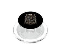 Flokis Shipyard Kattegat Viking Ship and Sword - Night Sky PopSockets PopGrip for MagSafe