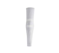 FLOKY 1pc No Strain Evolution Multisport Sleeve Tennis Padel Basketball Reduces Vibration Supports Elbow and Forearm Compression Sleeve Stabilises Tendons and Muscles White L-XL