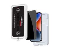 FLOLAB NanoArmour ONETIME Case-Friendly Privacy Screen Protector for iPhone 14 Plus / 13 Pro Max - Premium Tempered Glass, Smooth Touch, Easy Installation, Dust-Free