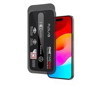 FLOLAB NanoArmour ONETIME MAX for iPhone 15 Plus / 14 Pro Max Privacy Screen Protector Military-Grade Tempered Glass - Reinforced Edge, Durable, Smooth, Easy to Install, Guaranteed (Dust Free)