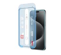 FLOLAB NanoArmour ONETIME PRO Anti Reflective for iPhone 15 Pro Max 3D Ultra Clear Light Screen Protector Museum-Grade Tempered Glass - Reinforced Edge, Durable, Smooth, Easy to Install, Dust Free