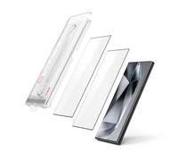 FLOLAB NanoArmour ONETIME PRO for Samsung Galaxy S24 Ultra 3D Screen Protector Anti Reflective Tempered Glass 2 Pack, Edge to Edge, Fingerprint ID Compatible, Dust Free, Easy to Install
