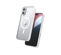 FLOLAB Surtect Tri-Fusion Magnetic for iPhone 16 Plus Case Protective Slim Design Magsafe Compatible Military Grade - White Clear