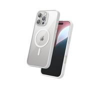 FLOLAB Surtect Tri-Fusion Magnetic for iPhone 16 Pro Case Protective Slim Design Magsafe Compatible Military Grade - White Clear