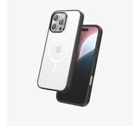 FLOLAB Surtect Tri-Fusion Magnetic for iPhone 16 Pro Max Case Protective Slim Design Magsafe Compatible Military Grade - Clear Matte Translucent