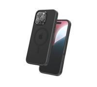 FLOLAB Surtect Tri-Fusion Magnetic for iPhone 16 Pro Max Case Protective Slim Design Magsafe Compatible Military Grade - Full Black Matte Translucent
