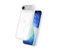 FLOLAB Surtect Tri-Fusion Magnetic for iPhone 17 Air Case Protective Slim Design Magsafe Compatible Military Grade - White Clear Matte Translucent