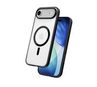 FLOLAB Surtect Tri-Fusion Magnetic for iPhone 17 Air Case Protective Slim Design Magsafe Compatible Military Grade - Black Clear Black