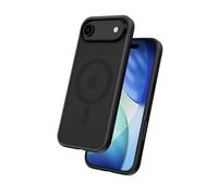 FLOLAB Surtect Tri-Fusion Magnetic for iPhone 17 Air Case Protective Slim Design Magsafe Compatible Military Grade - Full Black Matte Translucent
