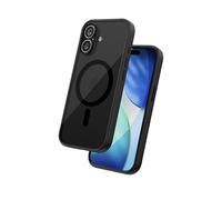 FLOLAB Surtect Tri-Fusion Magnetic for iPhone 17 Case Protective Slim Design Magsafe Compatible Military Grade - Full Black Translucent