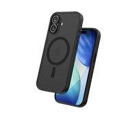 FLOLAB Surtect Tri-Fusion Magnetic for iPhone 17 Case Protective Slim Design Magsafe Compatible Military Grade - Full Black Matte Translucent