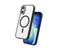 FLOLAB Surtect Tri-Fusion Magnetic for iPhone 17 Case Protective Slim Design Magsafe Compatible Military Grade - Black Matte Translucent