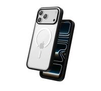 FLOLAB Surtect Tri-Fusion Magnetic for iPhone 17 Pro Case Protective Slim Design Magsafe Compatible Military Grade - Black Clear
