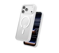 FLOLAB Surtect Tri-Fusion Magnetic for iPhone 17 Pro Case Protective Slim Design Magsafe Compatible Military Grade - White Clear