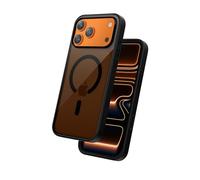 FLOLAB Surtect Tri-Fusion Magnetic for iPhone 17 Pro Max Case Protective Slim Design Magsafe Compatible Military Grade - Full Black Translucent