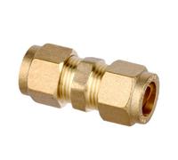 Flomasta Bronze Female/female Straight Equal Pipe Fitting Coupler (Dia)44mm (L)44mm