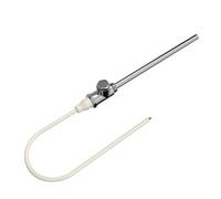 Flomasta Chrome Effect 150W White Towel Radiator Heating Element, ½" Bsp