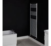Flomasta Chrome Effect 1951Btu Vertical Towel Radiator (W)600mm X (H)1600mm