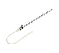 Flomasta Chrome Effect 400W White Towel Radiator Heating Element, ½" Bsp