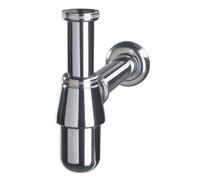 Flomasta Chrome-Plated Standard Adjustable Height Bottle Basin Trap (Dia)35mm