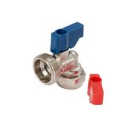 Flomasta Compression Angled Washing Machine Valve (Dia)19.05mm X ¾"