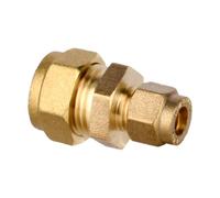 Flomasta Compression Fitting Straight Coupler 15mm X