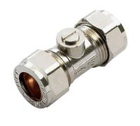 Flomasta Compression Isolating Valve 1752 (Dia)15mm