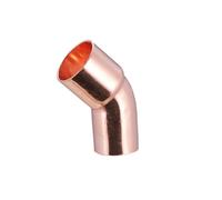 Flomasta End Feed 45° Reducing Street Pipe Elbow (Dia)15mm, Pack Of 1