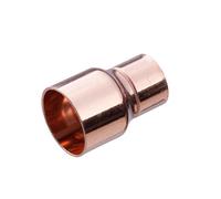 Flomasta Copper Female/female Straight Reducing Pipe Fitting Coupler (Dia)22mm (L)34mm, Pack Of 2