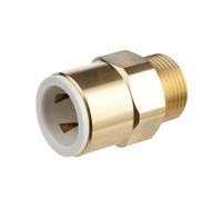 Flomasta Ppf Male Pipe Coupler Brass 15mm X ½"