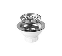 Flomasta Silver Sink Waste, (Dia)113.5mm