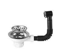 Flomasta Silver Sink Waste Kit, (Dia)113.5mm