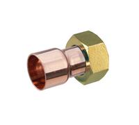 Flomasta Tap Connector E5062 1 Pack End Feed Straight (L)27mm 15mm