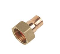 Flomasta Tap Connector E5062 1 Pack End Feed Straight (L)27mm 15mm